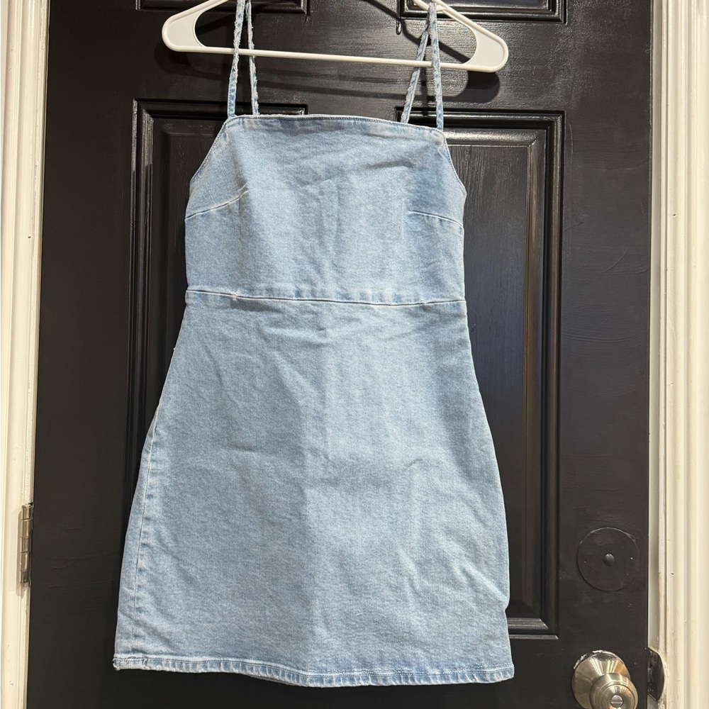 Zara Light Blue Denim Skirt